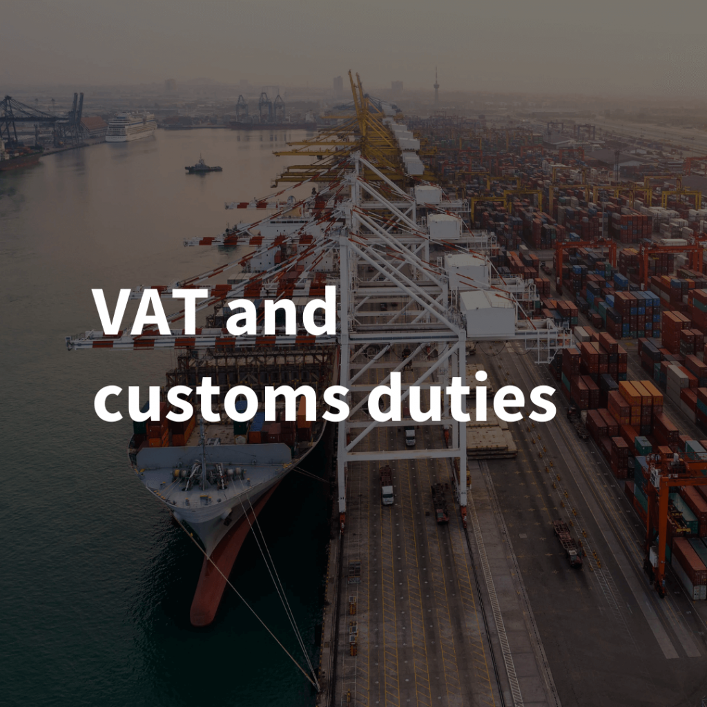 VAT and customs duties